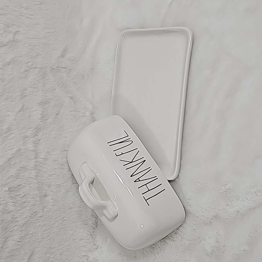 Rae Dunn Thankful Butter Dish